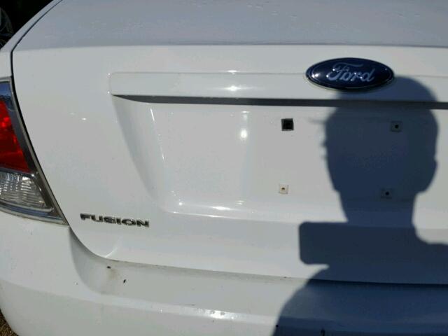 3FAFP07126R217035 - 2006 FORD FUSION SE WHITE photo 9