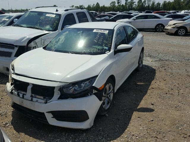 19XFC2F57GE007867 - 2016 HONDA CIVIC LX WHITE photo 2