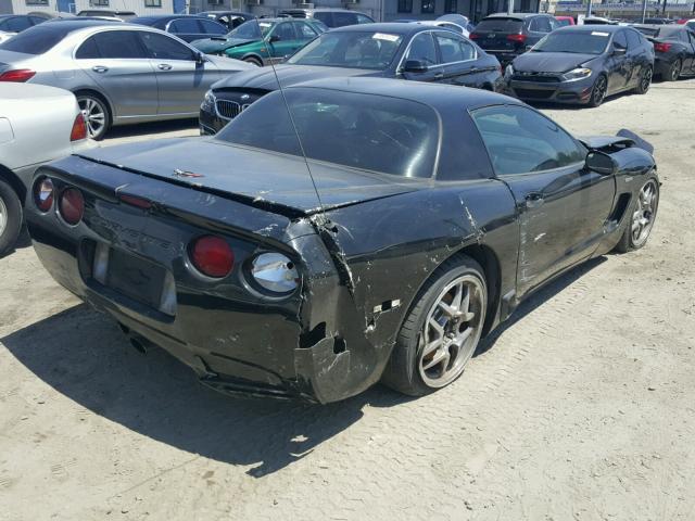 1G1YY12S545129353 - 2004 CHEVROLET CORVETTE Z BLACK photo 4