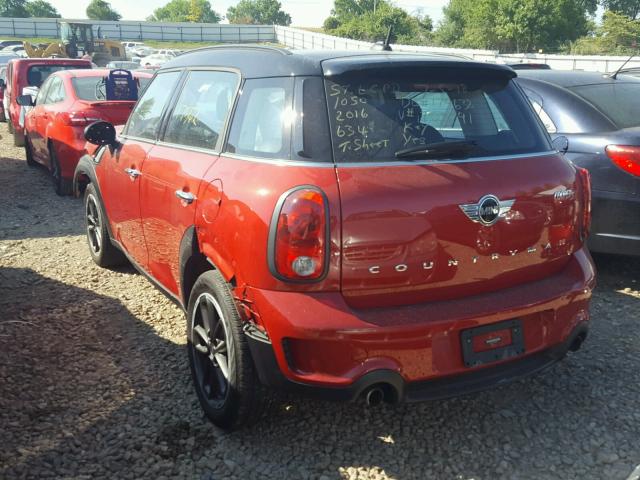 WMWZC3C51GWT08791 - 2016 MINI COOPER S C RED photo 3