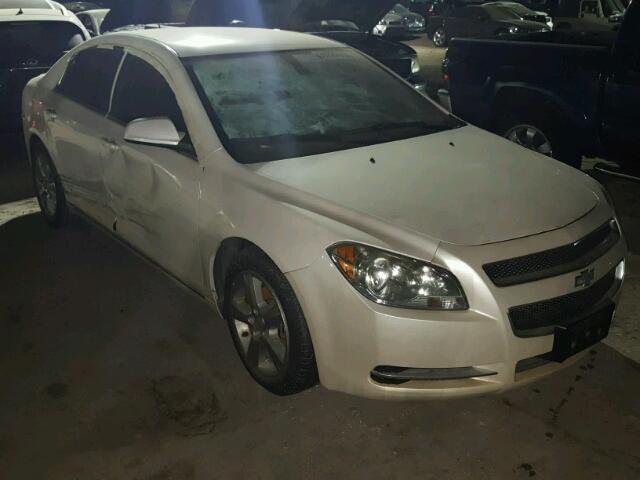 1G1ZC5EB2AF275396 - 2010 CHEVROLET MALIBU WHITE photo 1