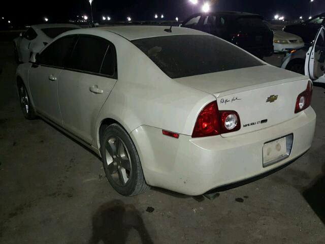 1G1ZC5EB2AF275396 - 2010 CHEVROLET MALIBU WHITE photo 3