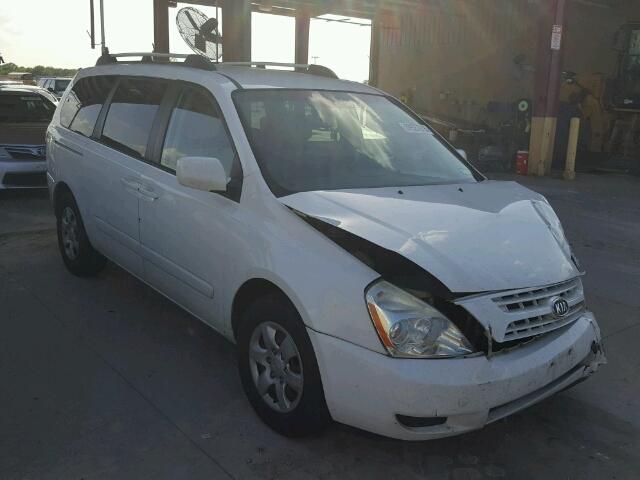 KNDMB233496272977 - 2009 KIA SEDONA EX WHITE photo 1