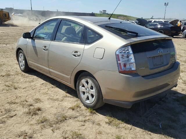 JTDKB20U297880706 - 2009 TOYOTA PRIUS TAN photo 3