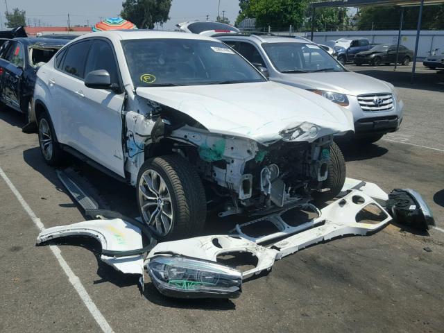 5UXKU6C59F0F93844 - 2015 BMW X6 XDRIVE5 WHITE photo 1