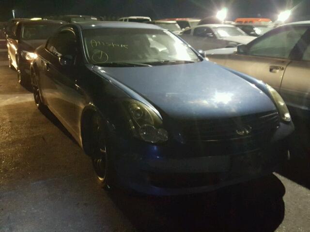 JNKCV54E36M721074 - 2006 INFINITI G35 BLUE photo 1