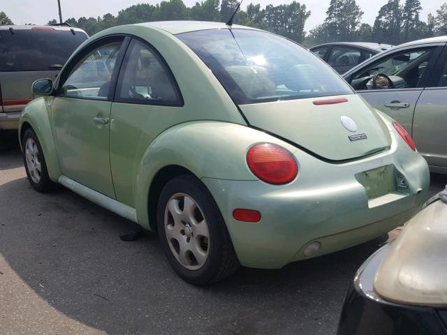 3VWCB21C02M445850 - 2002 VOLKSWAGEN NEW BEETLE მწვანე ფოტო 3