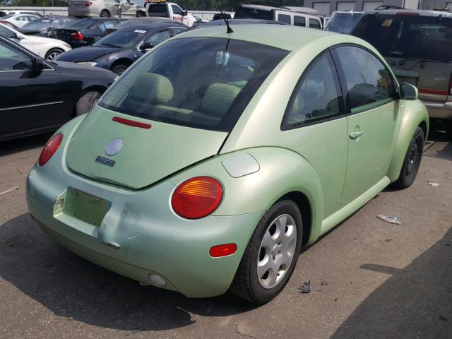 3VWCB21C02M445850 - 2002 VOLKSWAGEN NEW BEETLE მწვანე ფოტო 4