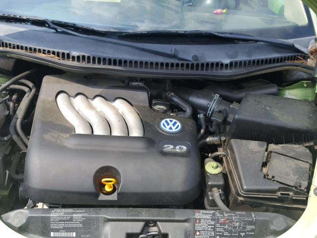 3VWCB21C02M445850 - 2002 VOLKSWAGEN NEW BEETLE მწვანე ფოტო 7