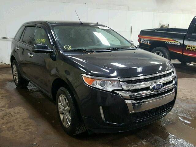 2FMDK3JC8BBB26593 - 2011 FORD EDGE SEL BLACK photo 1