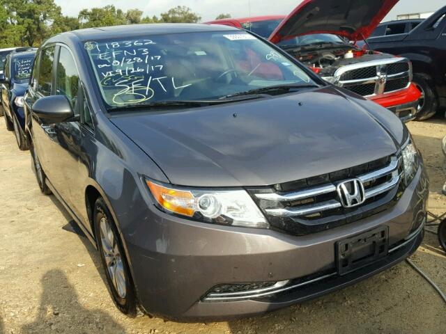 5FNRL5H6XFB118362 - 2015 HONDA ODYSSEY EX GRAY photo 1