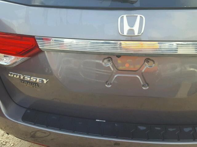 5FNRL5H6XFB118362 - 2015 HONDA ODYSSEY EX GRAY photo 9