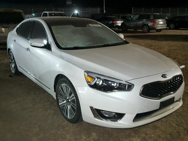 KNALN4D79E5151472 - 2014 KIA CADENZA PR WHITE photo 1