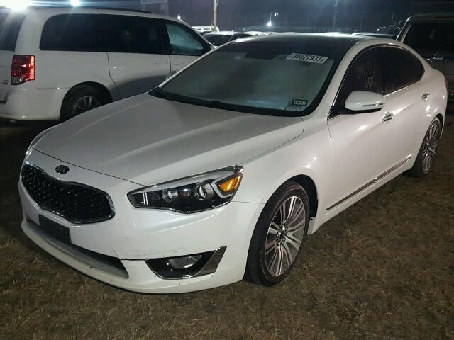 KNALN4D79E5151472 - 2014 KIA CADENZA PR WHITE photo 2