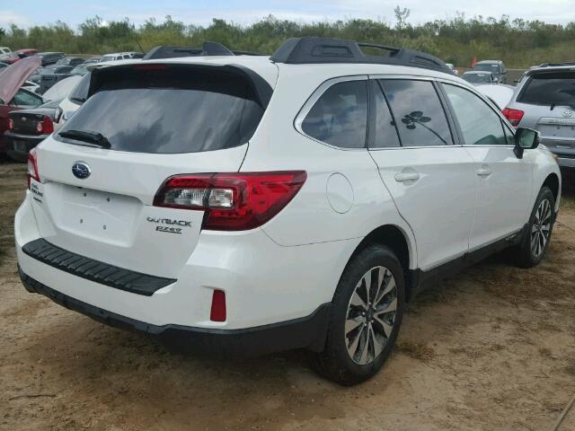 4S4BSANC9H3432569 - 2017 SUBARU OUTBACK 2. WHITE photo 4