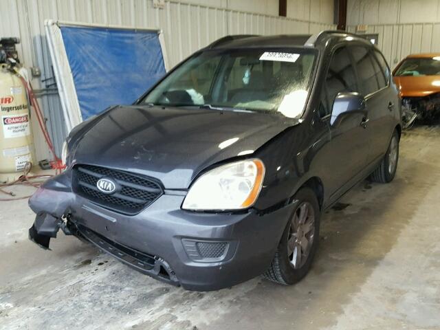 KNAFG525377088665 - 2007 KIA RONDO BASE GRAY photo 2