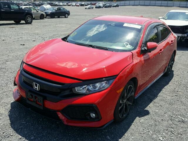 SHHFK7H40HU417702 - 2017 HONDA CIVIC SPOR RED photo 2