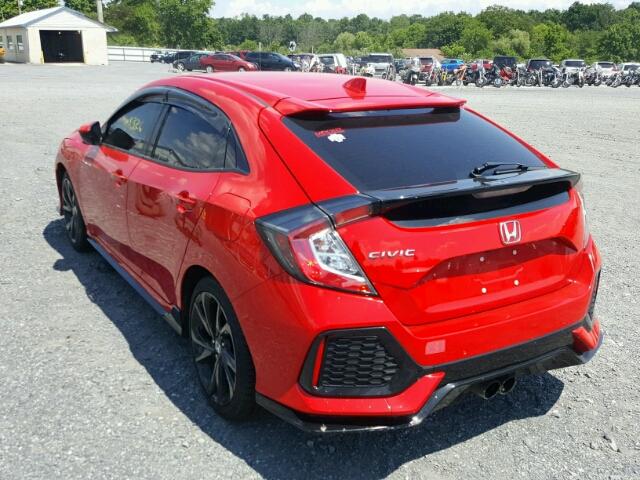 SHHFK7H40HU417702 - 2017 HONDA CIVIC SPOR RED photo 3