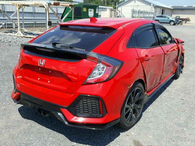 SHHFK7H40HU417702 - 2017 HONDA CIVIC SPOR RED photo 4