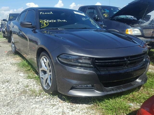 2C3CDXCTXFH785068 - 2015 DODGE CHARGER R/ CHARCOAL photo 1