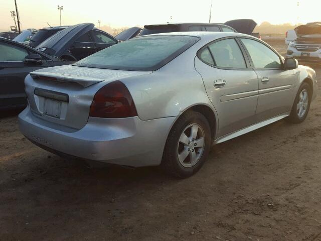 2G2WP552081109365 - 2008 PONTIAC GRAND PRIX SILVER photo 4