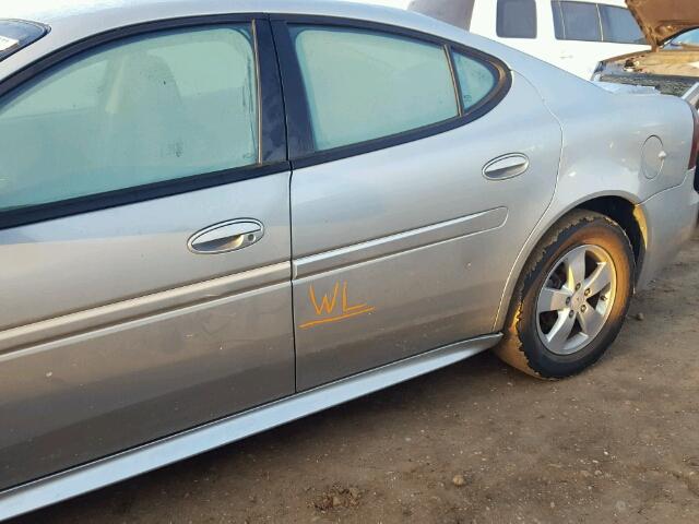 2G2WP552081109365 - 2008 PONTIAC GRAND PRIX SILVER photo 9