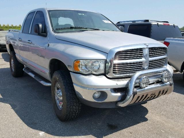 3D7KU28DX4G157784 - 2004 DODGE RAM 2500 S SILVER photo 1