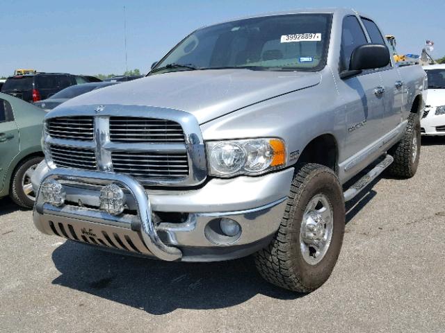 3D7KU28DX4G157784 - 2004 DODGE RAM 2500 S SILVER photo 2