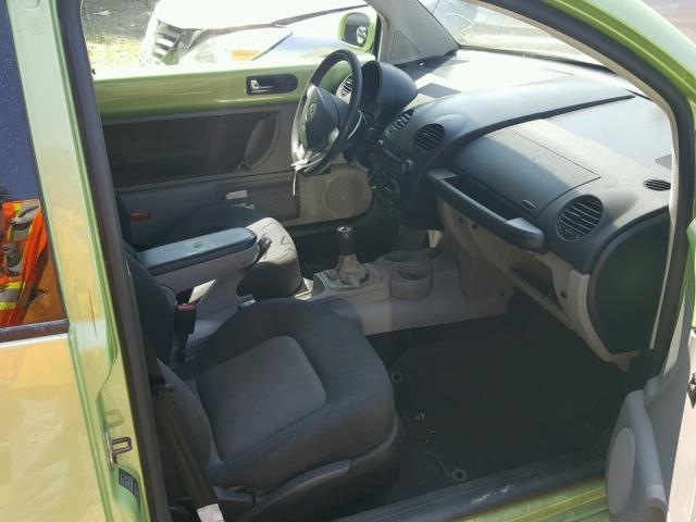 3VWCK21C73M403340 - 2003 VOLKSWAGEN NEW BEETLE 绿色 照片 5