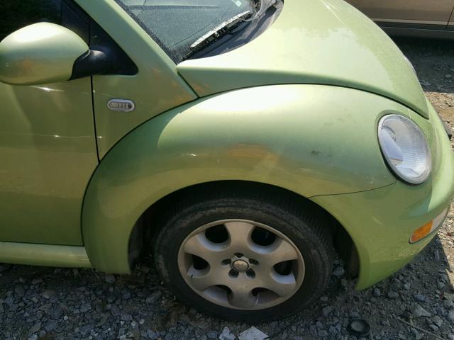 3VWCK21C73M403340 - 2003 VOLKSWAGEN NEW BEETLE 绿色 照片 9