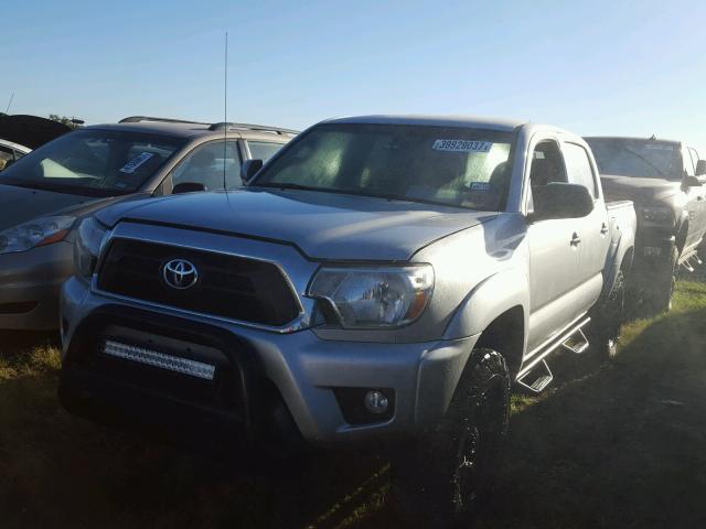 5TFLU4ENXCX045343 - 2012 TOYOTA TACOMA SILVER photo 2