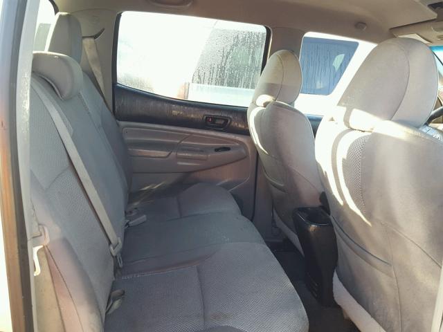 5TFLU4ENXCX045343 - 2012 TOYOTA TACOMA ვერცხლისფერი ფოტო 6