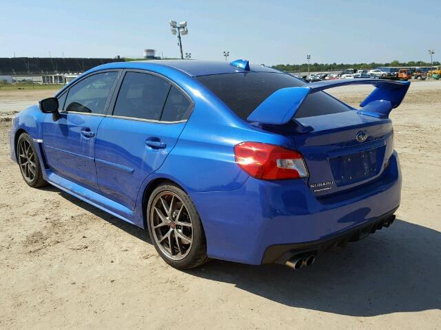 JF1VA2Y63G9802478 - 2016 SUBARU WRX BLUE photo 3