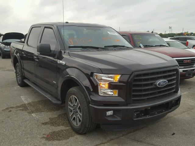 1FTEW1CP8GKE71718 - 2016 FORD F150 BLACK photo 1