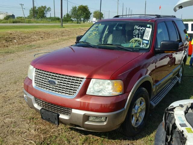 1FMRU17W34LB01870 - 2004 FORD EXPEDITION RED photo 2