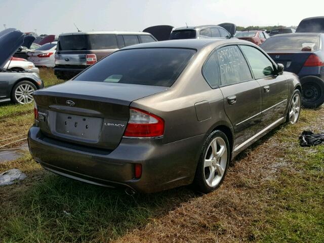 4S3BL616797220147 - 2009 SUBARU LEGACY BROWN photo 4