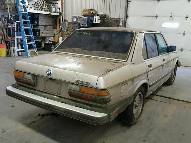 WBADB7405E1193260 - 1984 BMW 533 I TAN photo 4