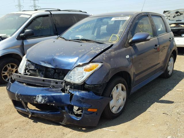 JTKKT624360142539 - 2006 TOYOTA SCION XA BLUE photo 2