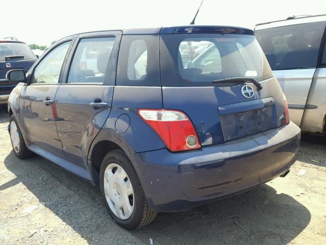 JTKKT624360142539 - 2006 TOYOTA SCION XA BLUE photo 3