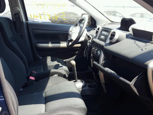 JTKKT624360142539 - 2006 TOYOTA SCION XA BLUE photo 5