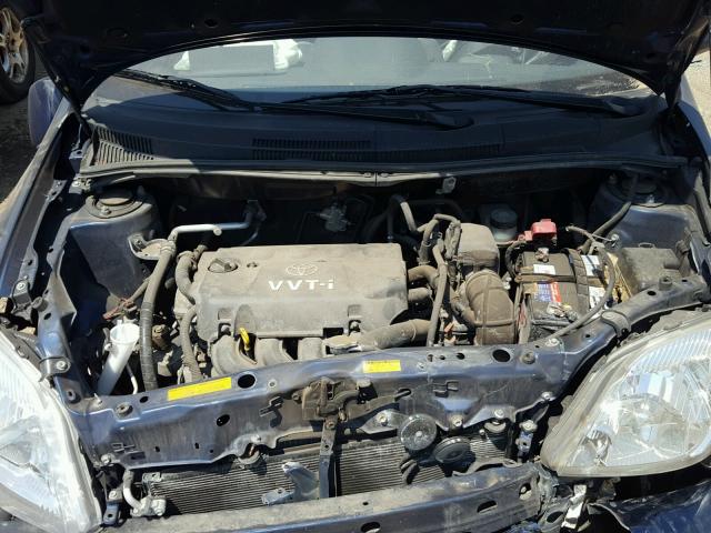 JTKKT624360142539 - 2006 TOYOTA SCION XA BLUE photo 7