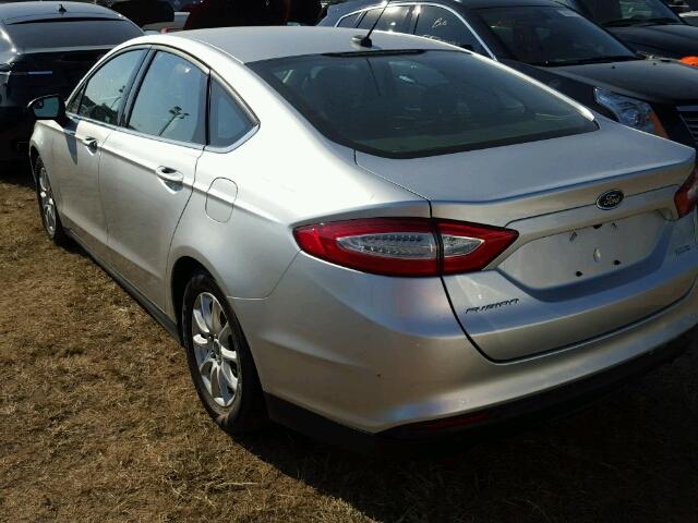 3FA6P0G77GR165245 - 2016 FORD FUSION GRAY photo 3