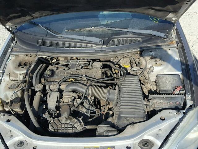 1C3EL46X95N652025 - 2005 CHRYSLER SEBRING GRAY photo 7