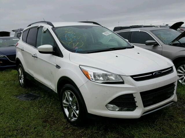 1FMCU0GX0EUD31323 - 2014 FORD ESCAPE WHITE photo 1