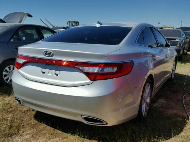 KMHFG4JG5EA361441 - 2014 HYUNDAI AZERA SILVER photo 4