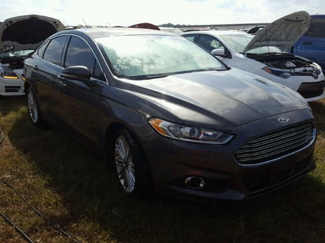 3FA6P0HD4GR249799 - 2016 FORD FUSION SE GRAY photo 1