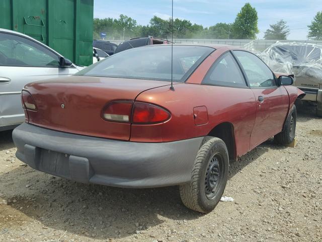 1G1JC1244V7282829 - 1997 CHEVROLET CAVALIER B ORANGE photo 4