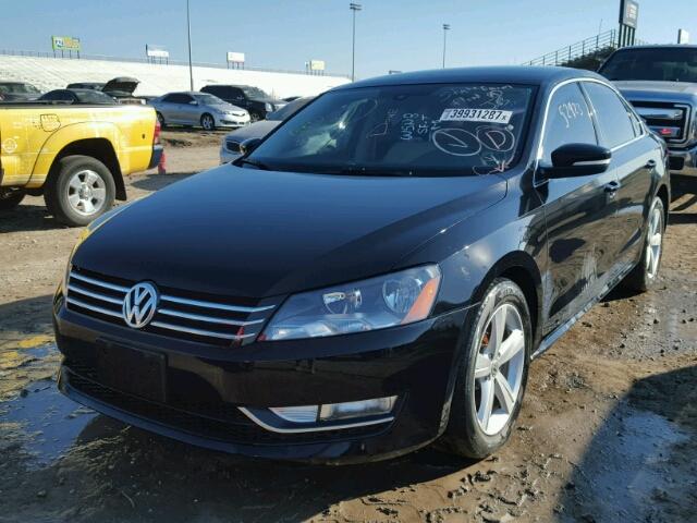 1VWAS7A30FC090481 - 2015 VOLKSWAGEN PASSAT S BLACK photo 2