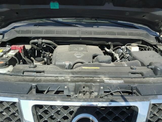 5N1BA0ND9EN608591 - 2014 NISSAN ARMADA GRAY photo 7