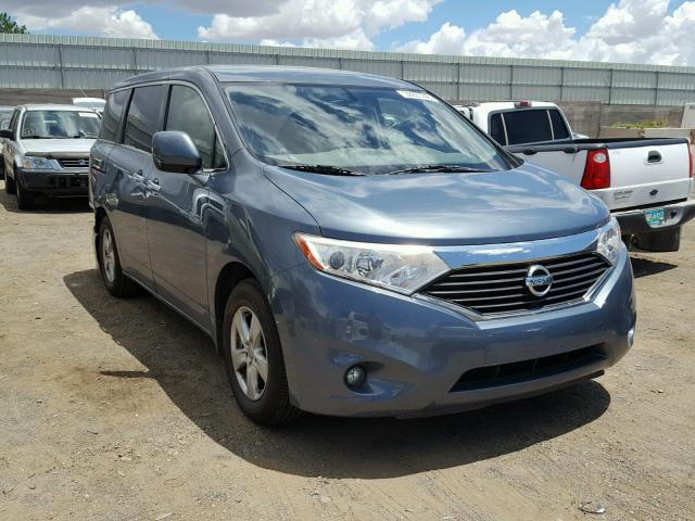 JN8AE2KP2C9051662 - 2012 NISSAN QUEST BLUE photo 1